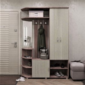 Прихожая Домино ясень шимо в Тобольске - tobolsk.mebel-tymen.ru | фото