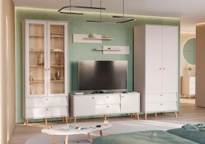 АФИНА Гостиная №1, ЛДСП Кашемир серый в Тобольске - tobolsk.mebel-tymen.ru | фото