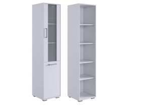 Стеллаж Лайт-2 белый/белый в Тобольске - tobolsk.mebel-tymen.ru | фото