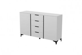 Брента Комод 4 ящика 2 двери Белый в Тобольске - tobolsk.mebel-tymen.ru | фото