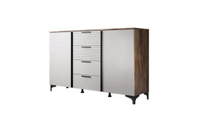 Брента Комод 4 ящика 2 двери Жемчуг в Тобольске - tobolsk.mebel-tymen.ru | фото