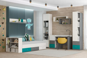 Детская Клео ОК-2, графит, миндаль, океан Диал в Тобольске - tobolsk.mebel-tymen.ru | фото