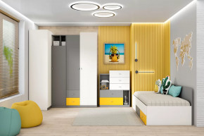 Детская Клео С-3, графит, миндаль, солнечный Диал в Тобольске - tobolsk.mebel-tymen.ru | фото