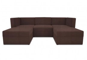 Диван модульный угловой Бергамо пять секций Dream Chocolate кат. 3 в Тобольске - tobolsk.mebel-tymen.ru | фото