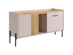 Тумба Доминика кашемир/дуб крафт золотой в Тобольске - tobolsk.mebel-tymen.ru | фото