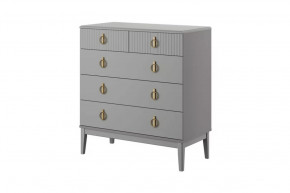 Фарго Комод 5 ящиков 890 Антрацит в Тобольске - tobolsk.mebel-tymen.ru | фото