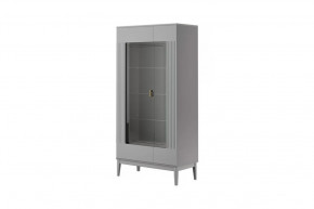 Фарго Шкаф витрина ШР-2 Антрацит в Тобольске - tobolsk.mebel-tymen.ru | фото