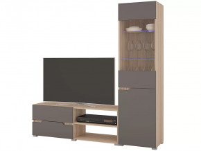 Гостиная Анталия 1 Сонома-Графит софт в Тобольске - tobolsk.mebel-tymen.ru | фото