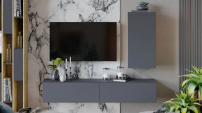 Гостиная «Порто» №5 Яблоня Беллуно, Графит софт в Тобольске - tobolsk.mebel-tymen.ru | фото