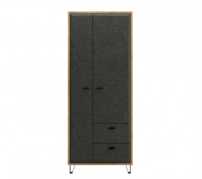 GRACE шкаф SZF2D2S (Дуб наварра/Графит) в Тобольске - tobolsk.mebel-tymen.ru | фото