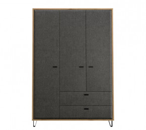 GRACE шкаф SZF3D2S (Дуб наварра/Графит) в Тобольске - tobolsk.mebel-tymen.ru | фото