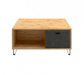 GRACE стол журнальный LAW2D (Дуб наварра/Графит) в Тобольске - tobolsk.mebel-tymen.ru | фото