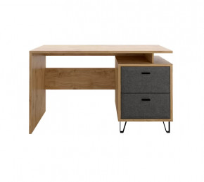 GRACE стол письменный BIU2S  (Дуб наварра/Графит) в Тобольске - tobolsk.mebel-tymen.ru | фото