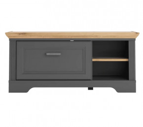 JASMIN тумба KOM1S (Графит/ Дуб артизан ) в Тобольске - tobolsk.mebel-tymen.ru | фото