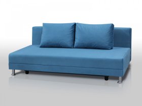 Диван Комфорт Лайт без подлокотников 2 подушки голубой в Тобольске - tobolsk.mebel-tymen.ru | фото