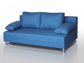 Диван Комфорт без подлокотников 4 подушки denim в Тобольске - tobolsk.mebel-tymen.ru | фото