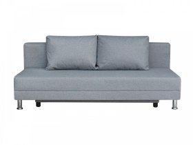 Диван Комфорт Лайт без подлокотников 2 подушки грей в Тобольске - tobolsk.mebel-tymen.ru | фото