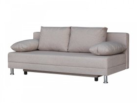 Диван Комфорт без подлокотников 4 подушки кэмел в Тобольске - tobolsk.mebel-tymen.ru | фото