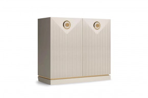 Комод 2-дверный "Капри" Сатин/Сатин в Тобольске - tobolsk.mebel-tymen.ru | фото