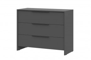 Комод 3 ящика Камелия 1 Серия 2, графит в Тобольске - tobolsk.mebel-tymen.ru | фото