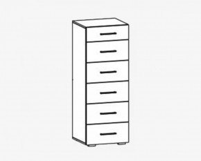 Комод 6 ящиков "Фиеста" №15 в Тобольске - tobolsk.mebel-tymen.ru | фото