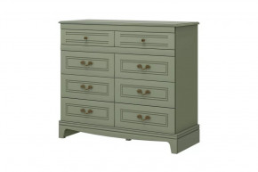 Комод 8 ящиков Лорето Лак Зелёный самшит в Тобольске - tobolsk.mebel-tymen.ru | фото