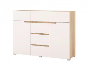 Комод Анталия 1200 Сонома-Белый софт в Тобольске - tobolsk.mebel-tymen.ru | фото