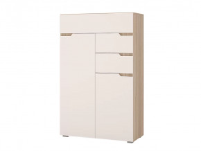 Комод Анталия Сонома-Белый софт в Тобольске - tobolsk.mebel-tymen.ru | фото