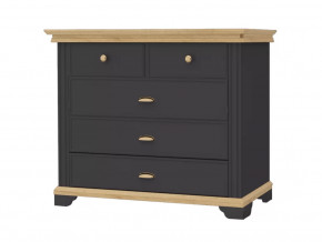 Комод Лиана-1 Дуб Крафт Золотой/Графит в Тобольске - tobolsk.mebel-tymen.ru | фото