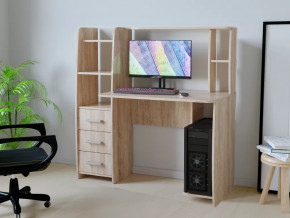 Компьютерный стол КЛ №6.3 Дуб баррик в Тобольске - tobolsk.mebel-tymen.ru | фото