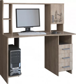 Компьютерный стол КЛ №6.4 Дуб баррик в Тобольске - tobolsk.mebel-tymen.ru | фото