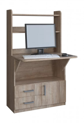 Компьютерный стол СП-1 Дуб баррик в Тобольске - tobolsk.mebel-tymen.ru | фото