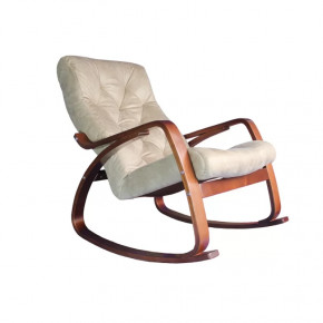 Кресло качалка Гранд замша Legion mocca в Тобольске - tobolsk.mebel-tymen.ru | фото