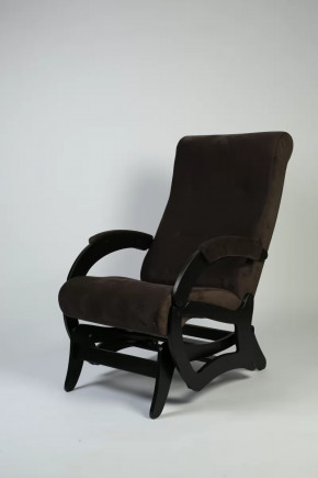 Кресло маятниковое Амелия,ткань шоколад в Тобольске - tobolsk.mebel-tymen.ru | фото