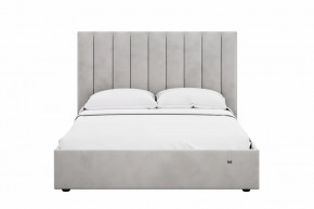 Кровать 1600 Ингрид 312 Велюр Ультра Смог в Тобольске - tobolsk.mebel-tymen.ru | фото