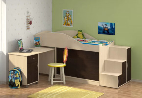 Кровать-чердак Дюймовочка-3 в Тобольске - tobolsk.mebel-tymen.ru | фото