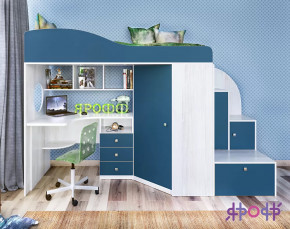 Кровать-чердак Кадет-1 Ярофф в Тобольске - tobolsk.mebel-tymen.ru | фото