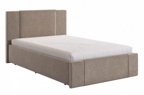 Кровать (каркас) Хлоя 120х200 см латте (велюр) в Тобольске - tobolsk.mebel-tymen.ru | фото