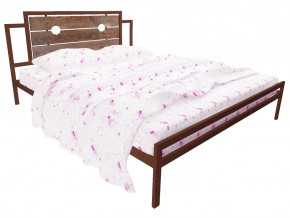 Кровать Инесса коричневая в Тобольске - tobolsk.mebel-tymen.ru | фото