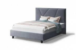 Кровать Ингрид, 1200*2000 мм, на опорах, серый в Тобольске - tobolsk.mebel-tymen.ru | фото