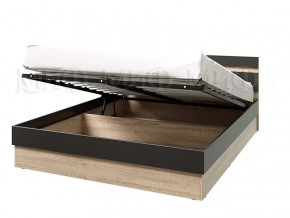 Кровать Ким с ПМ 1600 Графит софт, сонома в Тобольске - tobolsk.mebel-tymen.ru | фото