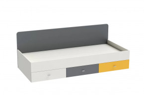 Кровать Клео арт. 010, 900*2000 мм, графит, миндаль, солнечный Диал в Тобольске - tobolsk.mebel-tymen.ru | фото