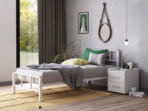 Кровать односпальная Кадис 90х190 Белый в Тобольске - tobolsk.mebel-tymen.ru | фото