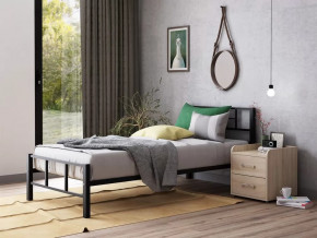 Кровать односпальная Кадис 90х200 Черный в Тобольске - tobolsk.mebel-tymen.ru | фото