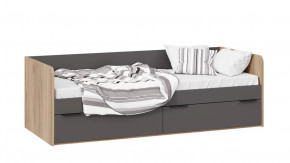 Кровать «Порто» Яблоня Беллуно, Графит софт в Тобольске - tobolsk.mebel-tymen.ru | фото