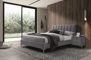 Кровать Рошаль 1800 Серый в Тобольске - tobolsk.mebel-tymen.ru | фото