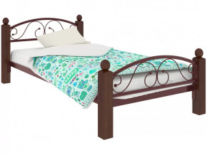 Кровать Вероника Мини Lux Plus коричневая в Тобольске - tobolsk.mebel-tymen.ru | фото