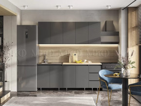 Кухня Челси 2,0м Графит/Графит в Тобольске - tobolsk.mebel-tymen.ru | фото