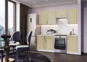 Кухня Лондон 2,1 м, белый/дуб крем в Тобольске - tobolsk.mebel-tymen.ru | фото