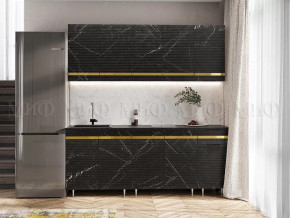 Кухня Милена 2,0м (Мрамор Блэк софт (Антарес)) в Тобольске - tobolsk.mebel-tymen.ru | фото